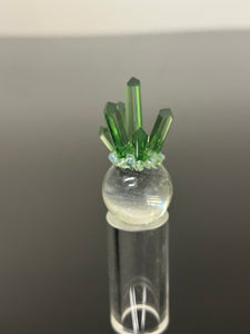 Green Crystal Cluster marble