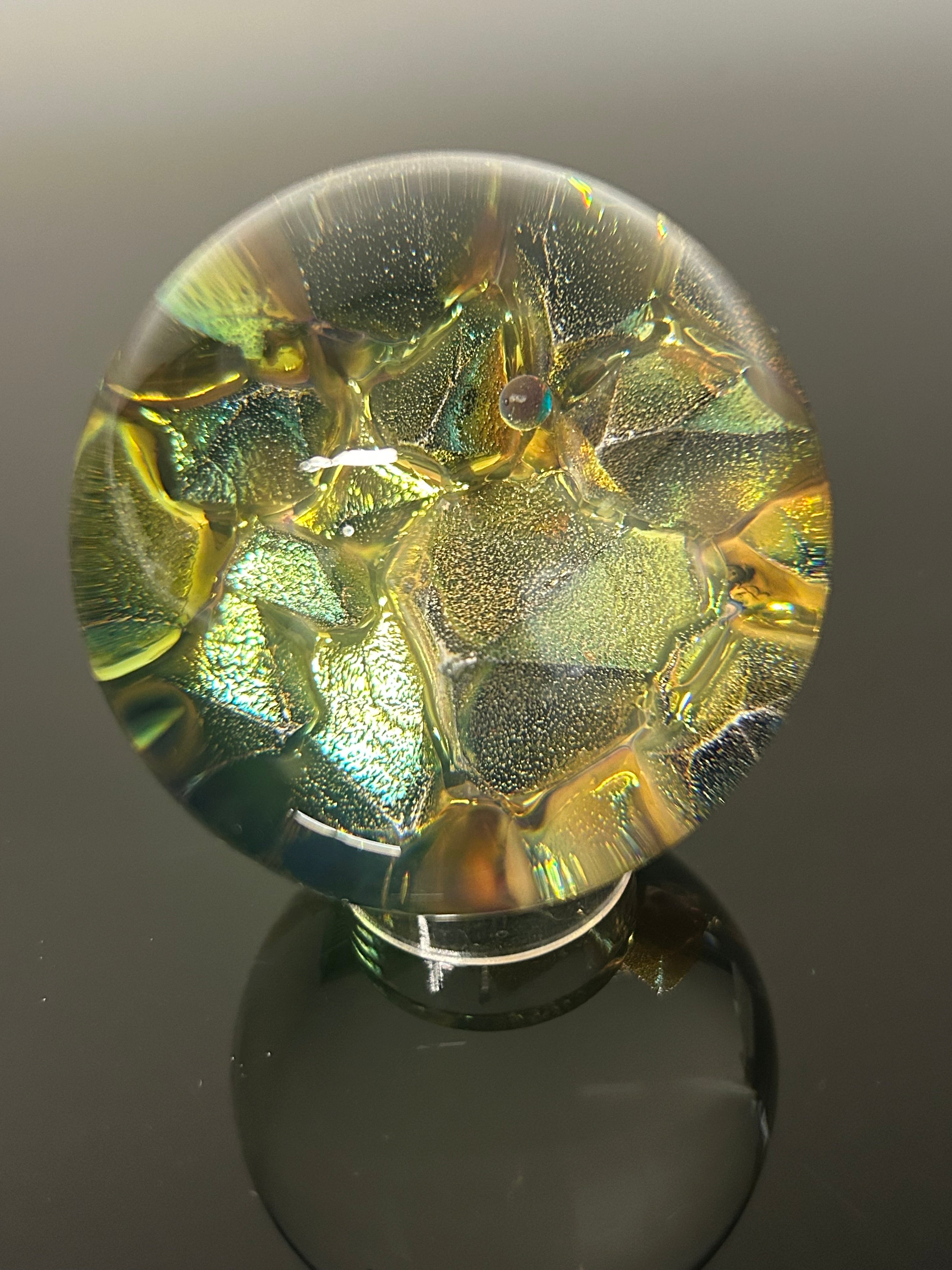 Golden Crystal w/opal marble