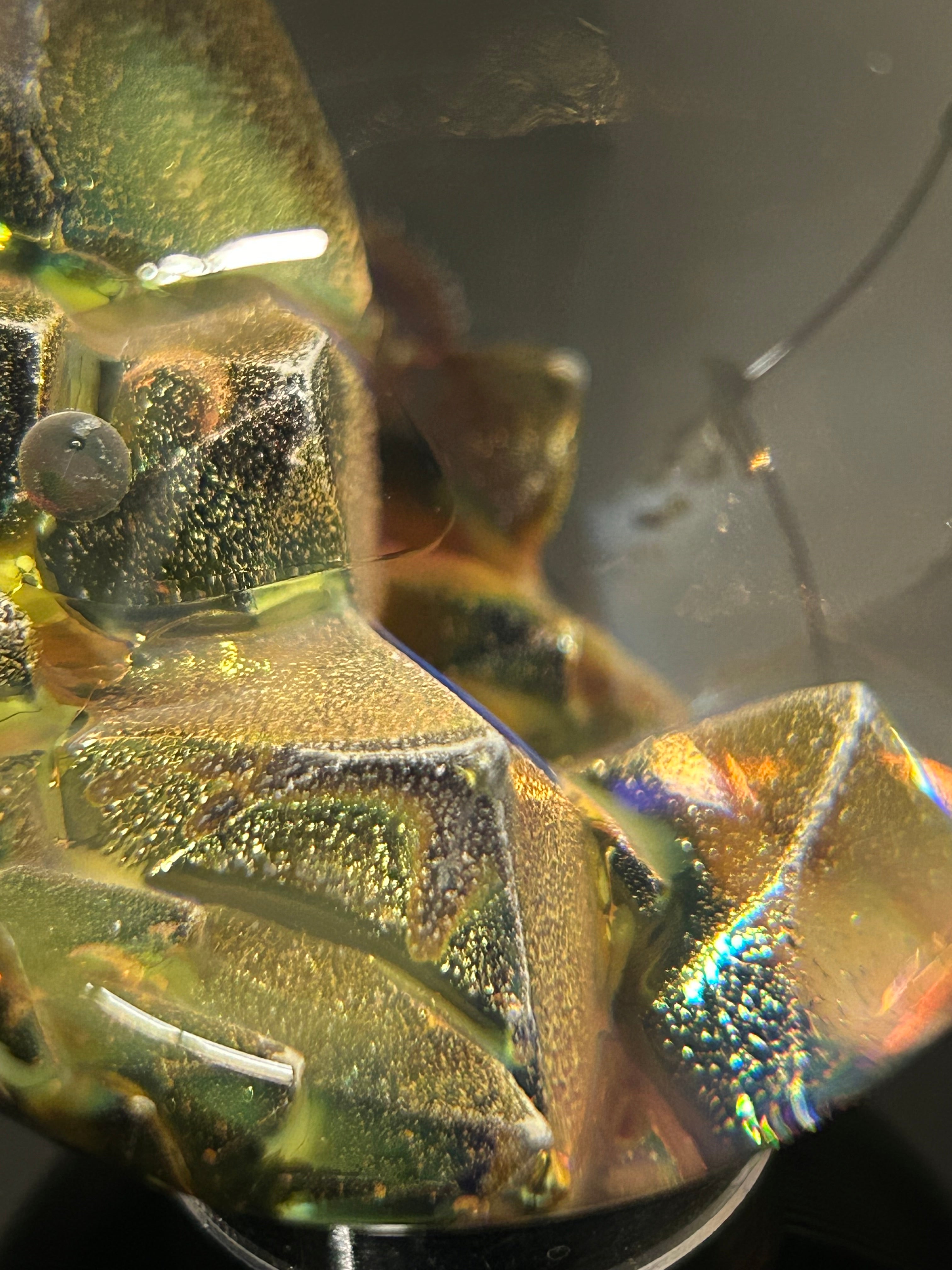 Golden Crystal w/opal marble