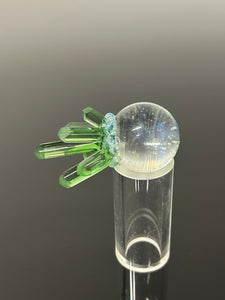 Green Crystal Cluster marble
