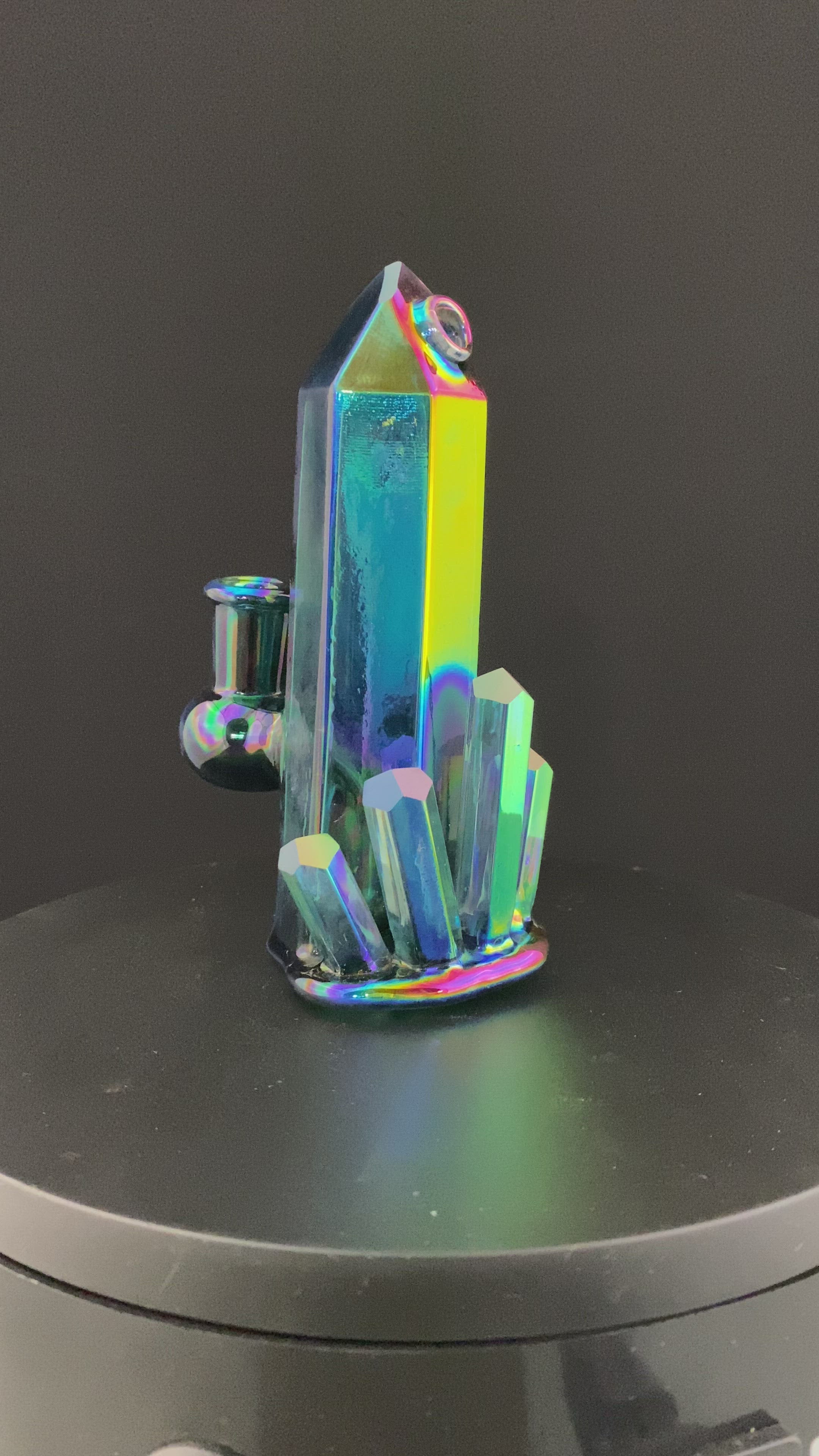 Aurora Quartz Cluster (aqua)