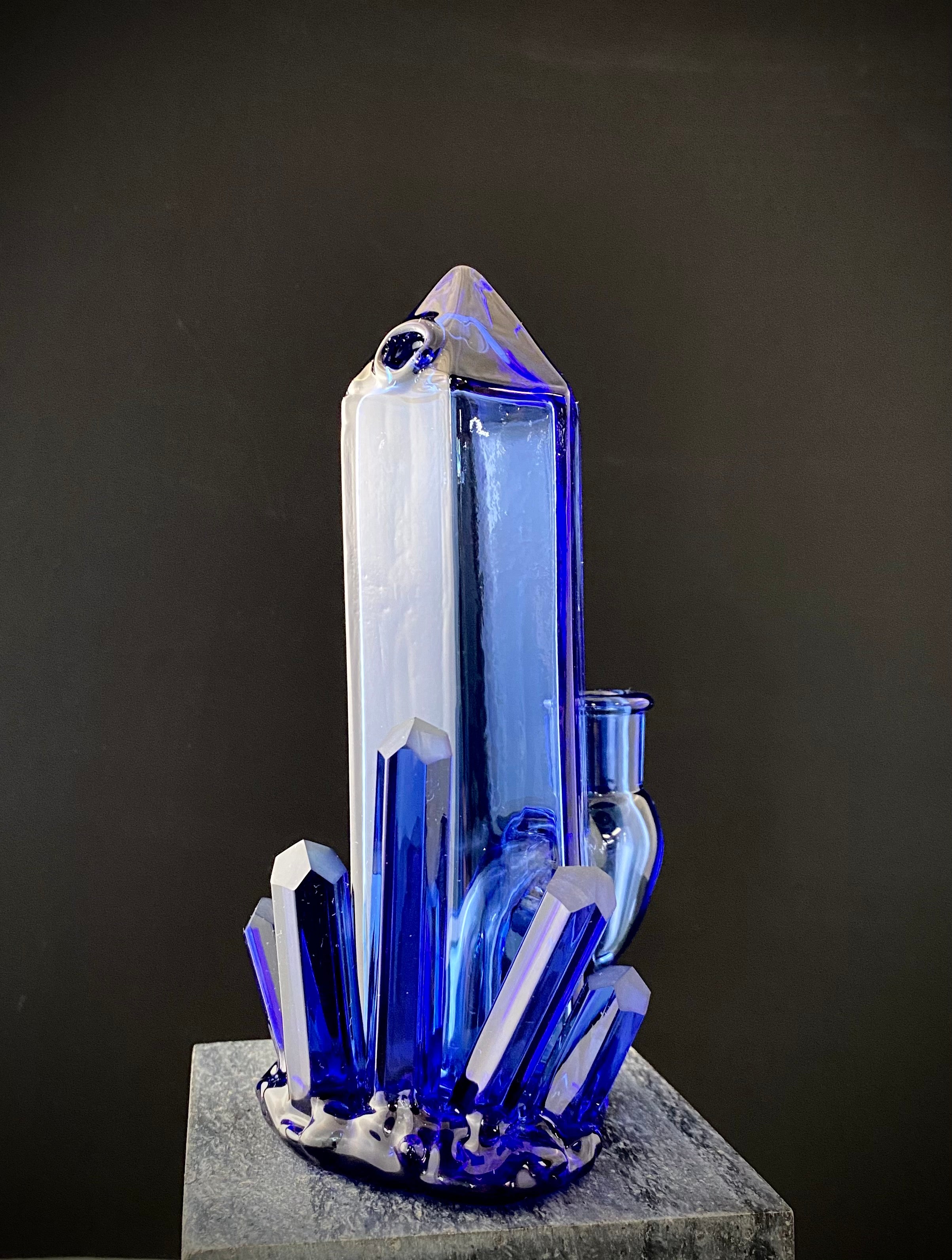 Topaz Blue Crystal Cluster (14mm)