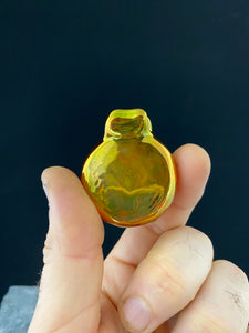 Golden nodule pendant (infinity spiral)