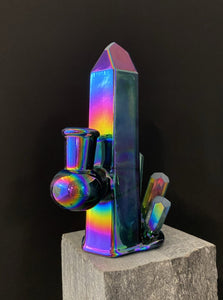 Aurora Quartz Cluster (aqua)