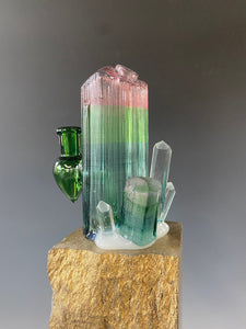 Tourmaline cluster with Quartz 2022 sale!  10mm