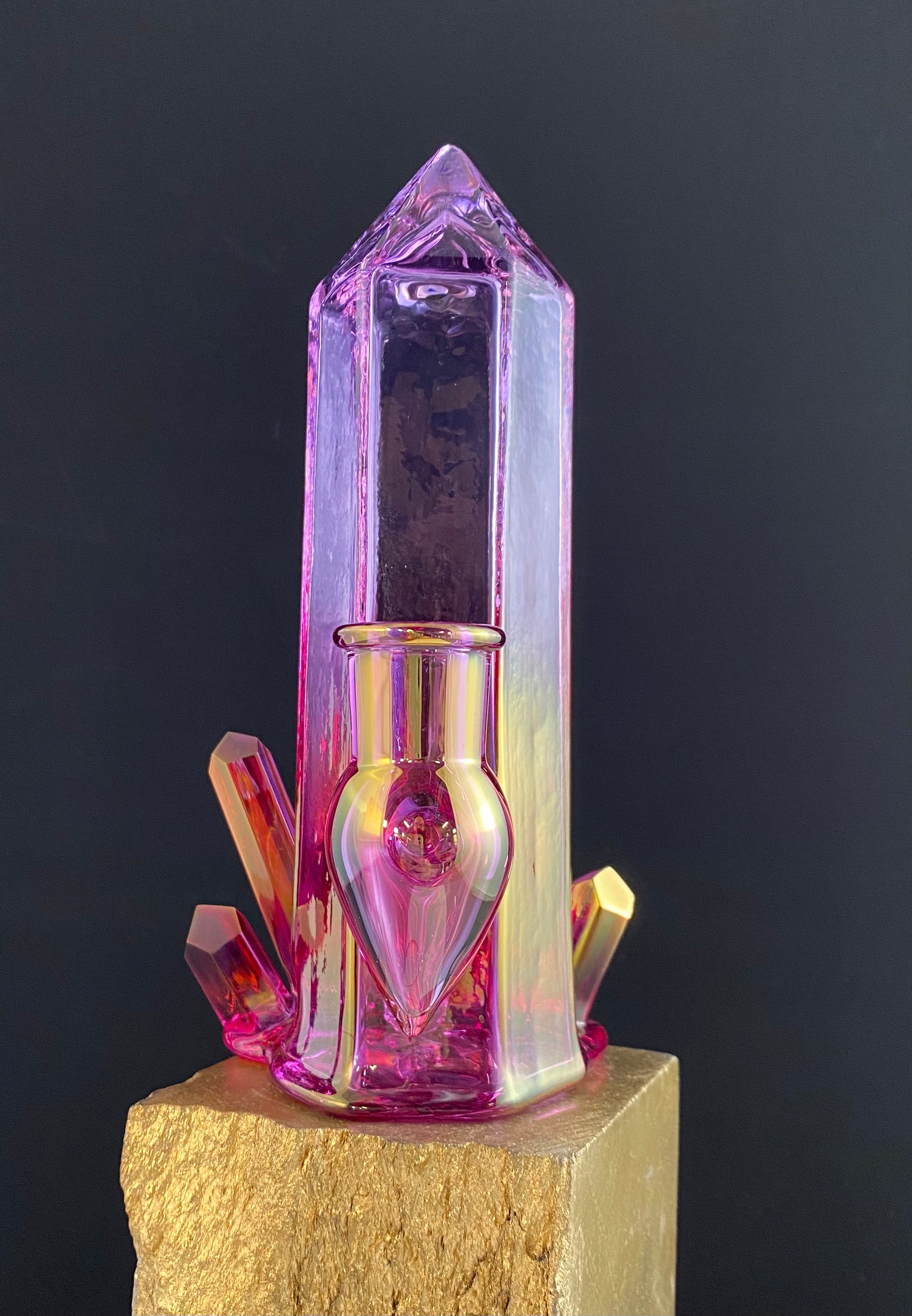 Golden Amethyst Crystal Cluster 10mm