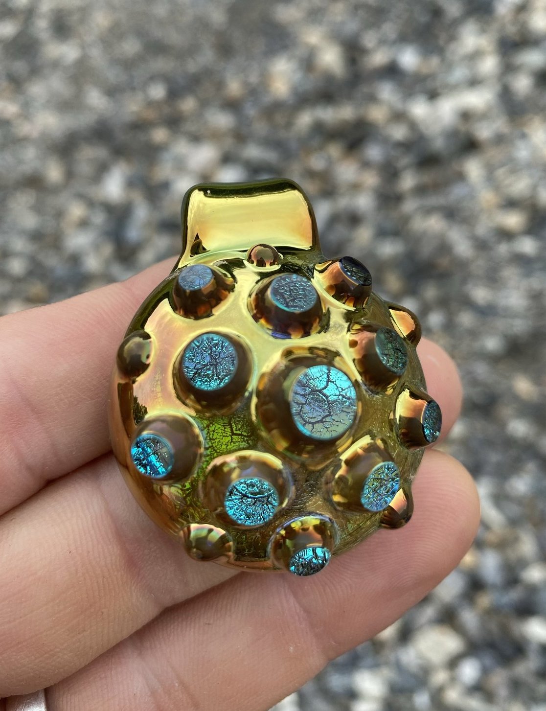 Golden Nodule pendant (spectrum)