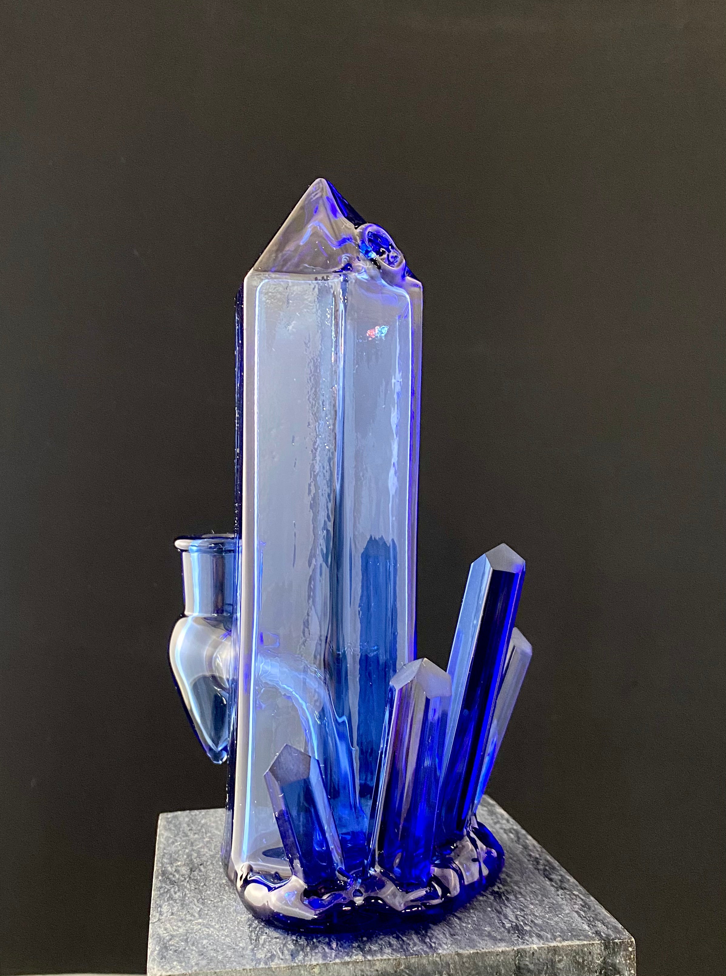Topaz Blue Crystal Cluster (14mm)
