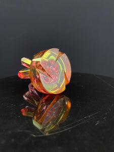 Golden Crystal Cluster Spinner cap