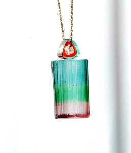 Diggerite Tourmaline Pendant