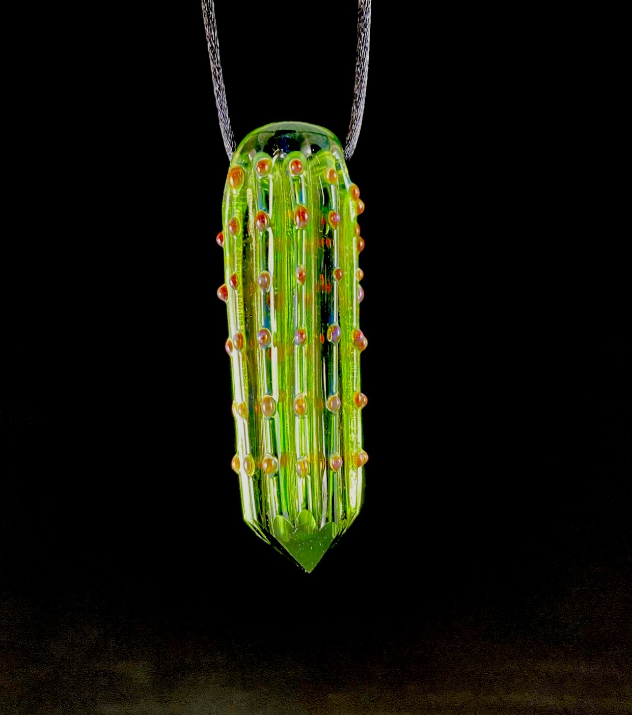 Cactusite crystal pendant