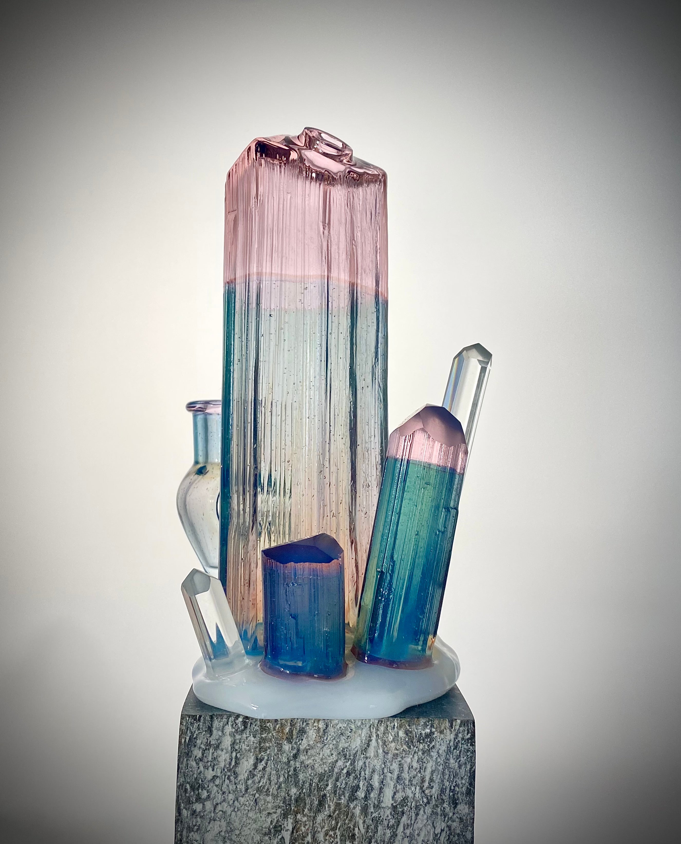 Paraiba Tourmaline Cluster