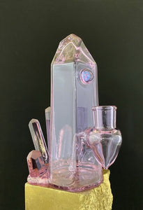 Amethyst Cluster 14mm with opal