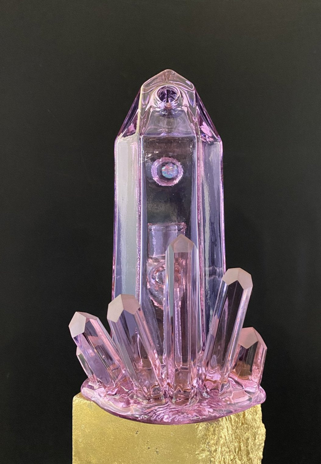 Amethyst Cluster 14mm with opal