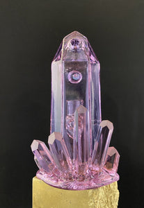 Amethyst Cluster 14mm with opal