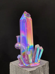 Aura Amethyst Crystal Cluster