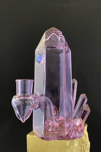Amethyst Cluster 14mm with opal