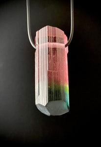 Diggerite tri color tourmaline pendant