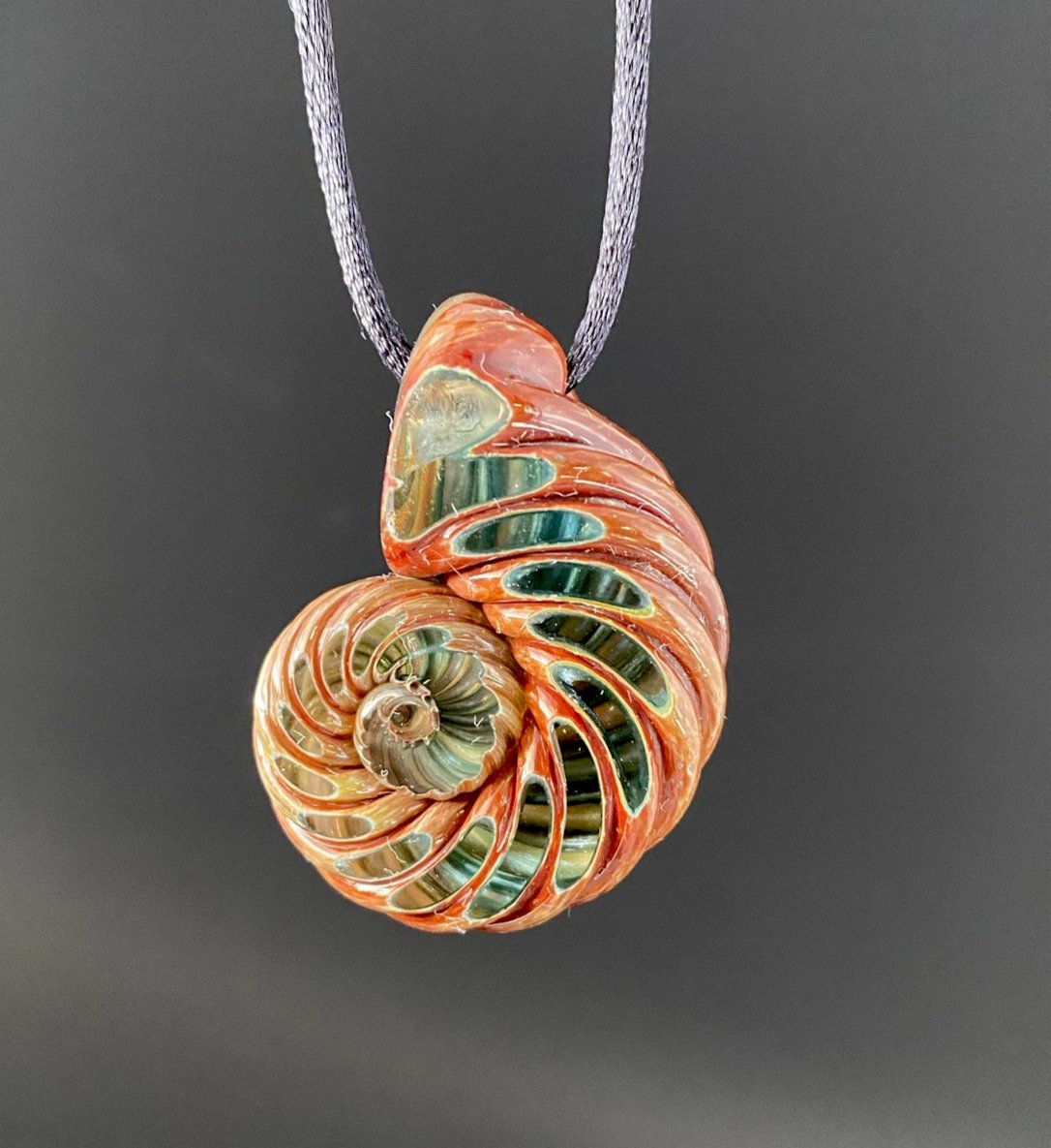 Ammonite pendant (Morocco)