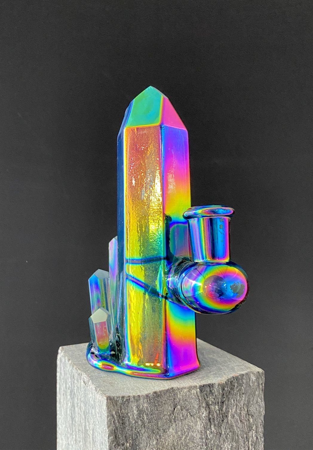Aurora Quartz Cluster (aqua)