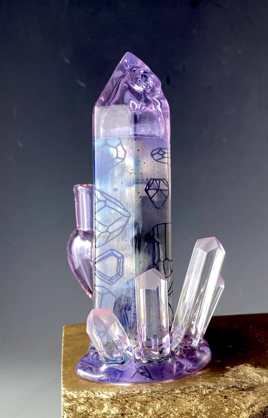 Gem tattoo Crystal Cluster